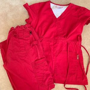 Red medium koi, green small Cherokee